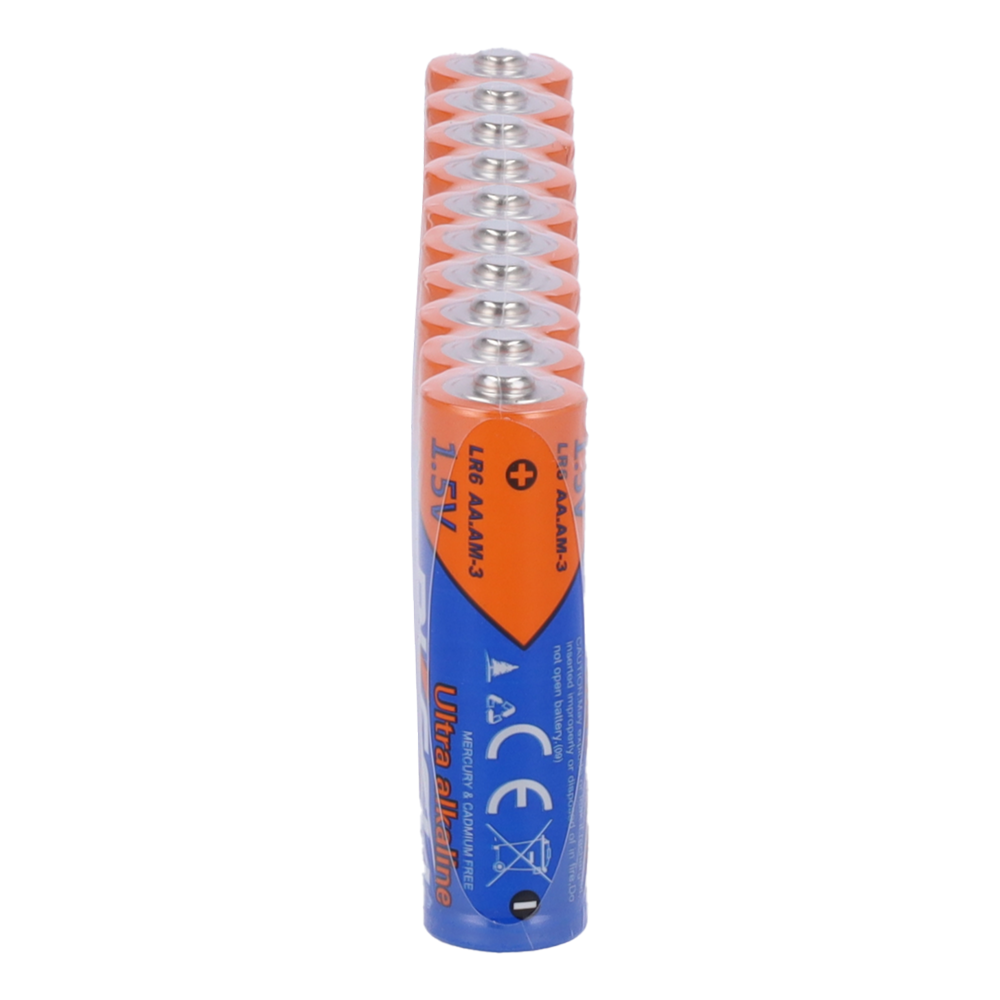 BLANCA 10XCELL-LR6-ALKALINE - Pack 10x Pila LR6 / AA - PKCELL - Alcalina Zn-MnO2 no recargable - Tensión 1.5V - Capacidad nominal 1800mAh - Precio por pack. Venta en packs de 10ud - imagen 3