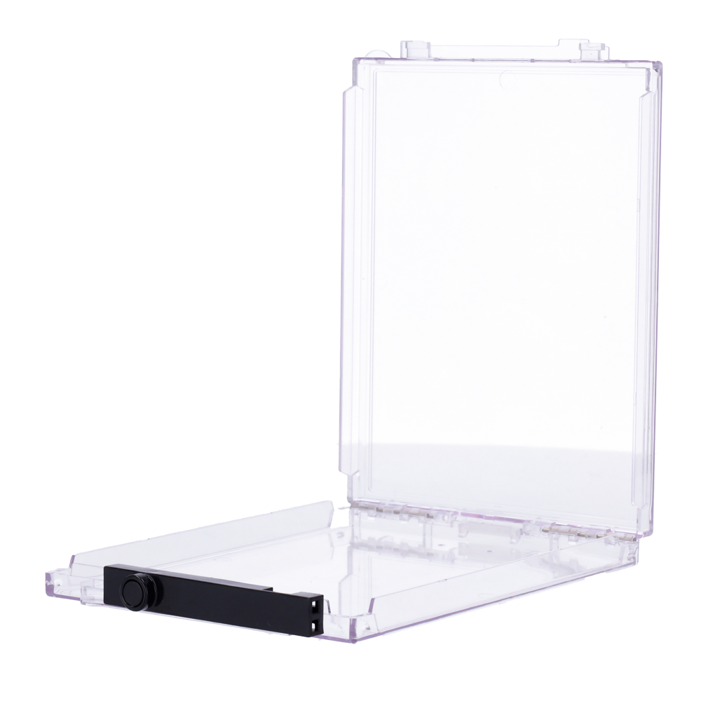 SAFIRE SF-EASSAFER102-AM - Protección electrónica antihurto EAS - AM 58 kHz | Desbloqueo magnético - Caja transparente de policarbonato - Medidas int.: 193 (An) x 147 (Al) x 17 (Fo) mm - Medidas ext.: 219 (An) x 152 (Al) x 20 (Fo) mm - Compatible con ante - imagen 3