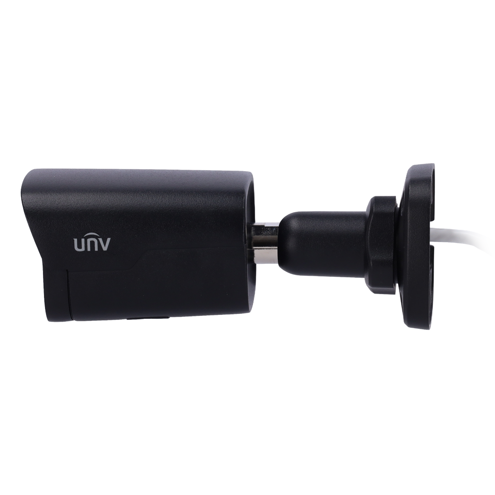 UNIVIEW UV-IPC2124SB-ADF28KM-DL-I1-BLACK - Cámara Bullet IP Uniview - Gama Prime - 4 MP | Lente 2.8 mm | microSD 512 GB - IR 40 m | Luz Blanca 40 m | WDR 120 dB - Wise-ISP | Conteo de personas - PoE | UMD | SIP | IP67 - Reset | Micrófono | Negro - imagen 2