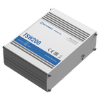 TELTONIKA TK-TSW200 - Teltonika Switch PoE No gestionable Industrial - 8 puertos Ethernet RJ45 Gigabit +2 SFP Gigabit - 8 Puertos Ethernet PoE+ 802.3af/at - Hasta 30W por Puerto PoE - Hasta 240W de Potencia PoE - Rugerizado Carcasa Aluminio - imagen 3