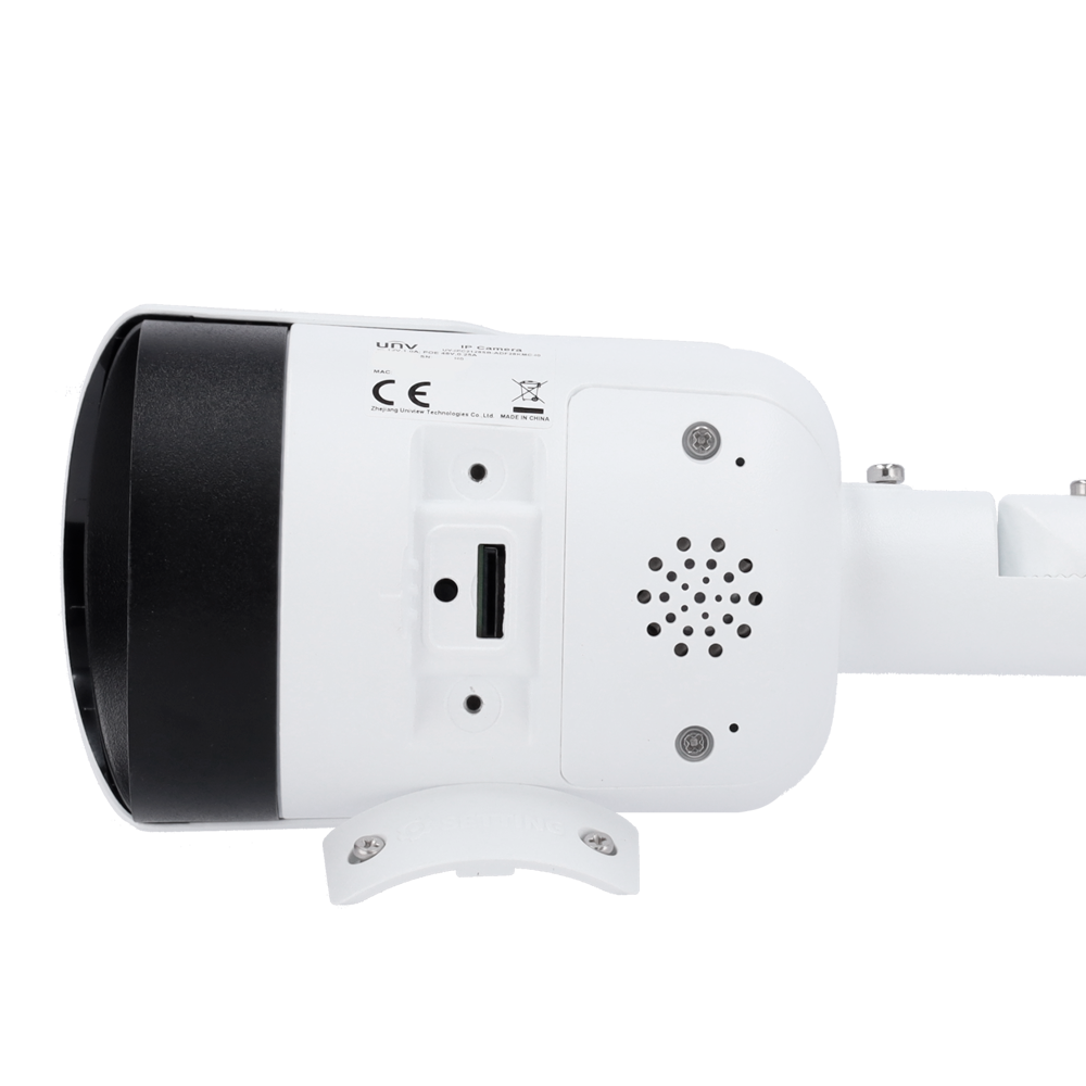 UNIVIEW UV-IPC2128SB-ADF28KMC-I0 - Cámara Bullet IP Uniview - Gama Prime - 8 MP | Lente 2.8 mm | microSD 512 GB - IR 30 m | WDR 120 dB - Light Hunter | Conteo - PoE | UMD | SIP | IP67 - Botón de reset | Micrófono | Altavoz - imagen 3
