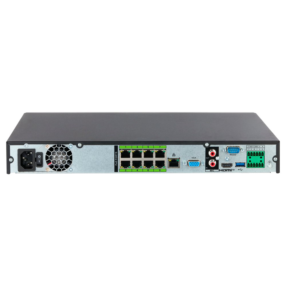 X-SECURITY XS-NVR6208A-8P-WIZSEEK - Grabador X-Security NVR ACUPICK - 8 CH IP | 8 CH PoE - Resolución máxima 32 Megapíxel - Smart H.265+; H.265; Smart H.264+; H.264; MJPEG - 1 x Salida HDMI 8K y VGA | Audio | Alarma - AcuPick | WizSeek | SMD Plus | POS | - imagen 3
