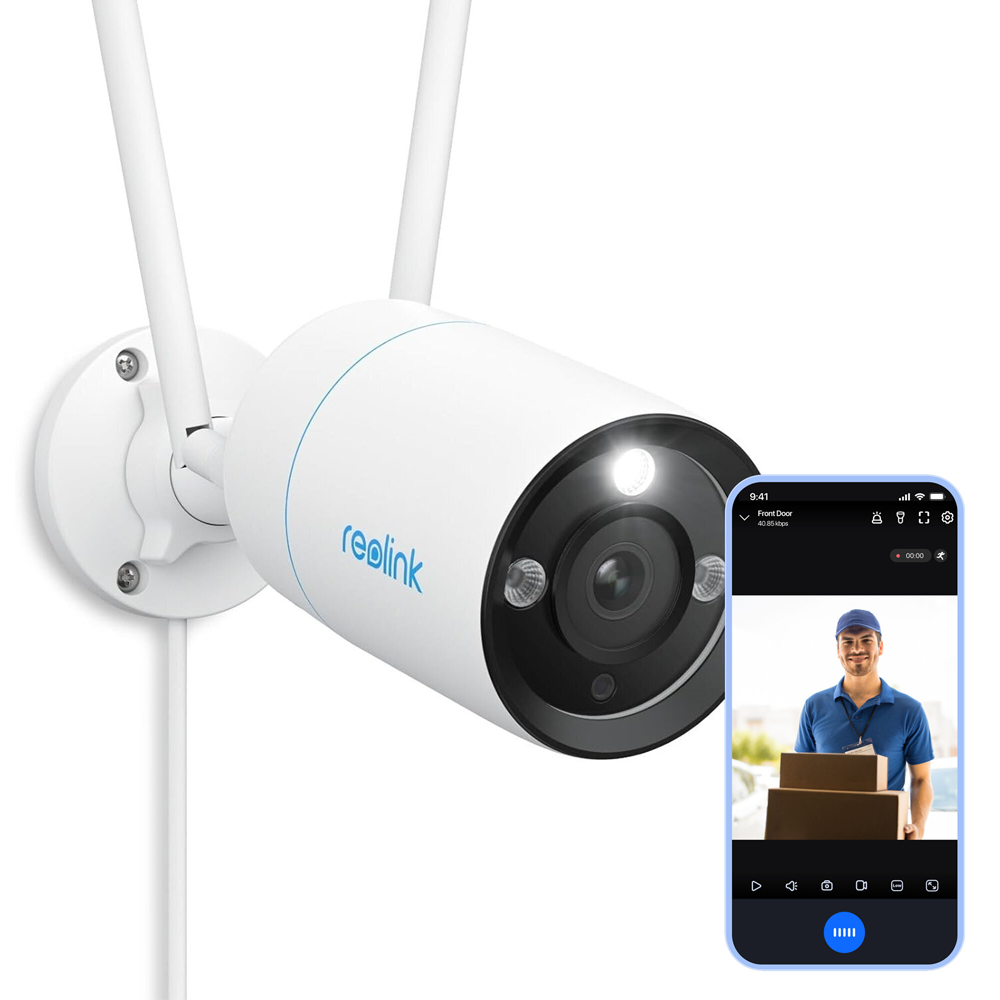 REOLINK RL-W330 - Reolink Camara Dual WiFI W330 - 8MP (3840x2160) - IR 30 m / Dual WiFi - Deteccion IA de Personas / Vehículos / Animales - Audio Bidireccional / Ranura MicroSD - Apta para exterior IP67 - imagen 3