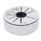 MARCA BLANCA JBOX-103-WHITE - Caja de conexiones - Para cámaras Bullet, Domo y Turret - Para cámaras con la salida de cable descentrada - Instalación en techo o pared - Color blanco | 125 Ø × 45.5 (Fo) mm - imagen 3