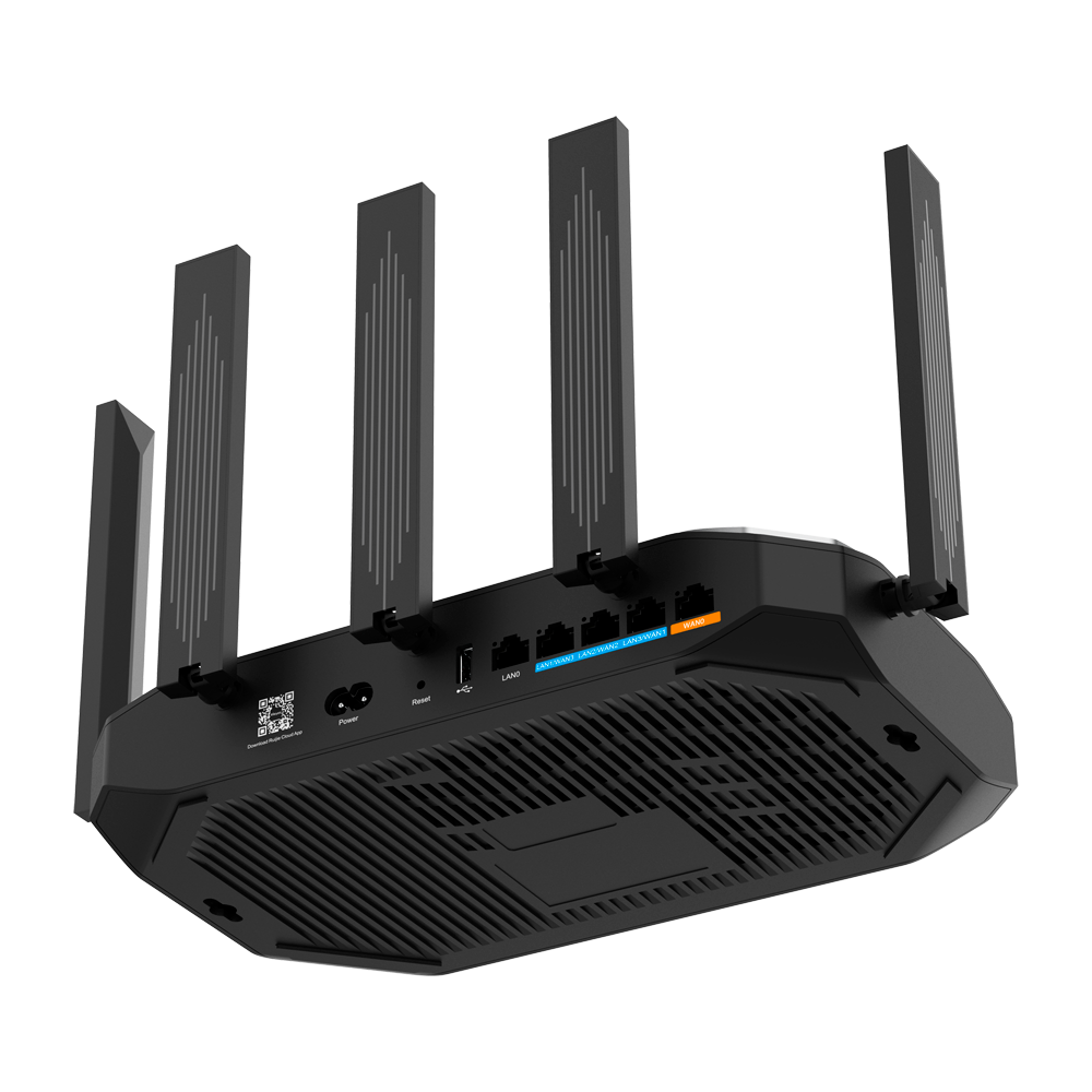 REYEE RG-EG105GW-X - Reyee Router Wi-Fi Cloud con Mesh - Wi-Fi 6 2x2 | 5 Puertos RJ45 10/100 /1000 Mbps - Admite hasta 4 WAN para failover o balanceo - Hasta 1200 Mbps de ancho de banda - Servidor VPN IPSec, L2TP, PPTP, OpenVPN - Control Inteligente del a - imagen 3