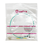 SAFIRE SF-LC-UPC-LC-UPC-OM4-DX-5M-A - Cable de conexión de fibra óptica - Fibra multimodo OM4 de alta velocidad - Conectores LC UPC en formato dúplex - Longitud exacta de 5 metros - Cubierta exterior LSZH segura - Compatibilidad de uso genérica - imagen 3