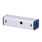SAFIRE SF-MC-1GF-GE-3SM-SC - Kit de dos conversores industriales (Lado A/B) - Interfaz de cobre 10/100/1000 Mbps auto - Enlace óptico por una sola fibra hasta 3 km - Tecnología WDM con frecuencias cruzadas A/B - Alimentación dual flexible por Jack CC o Po - imagen 3