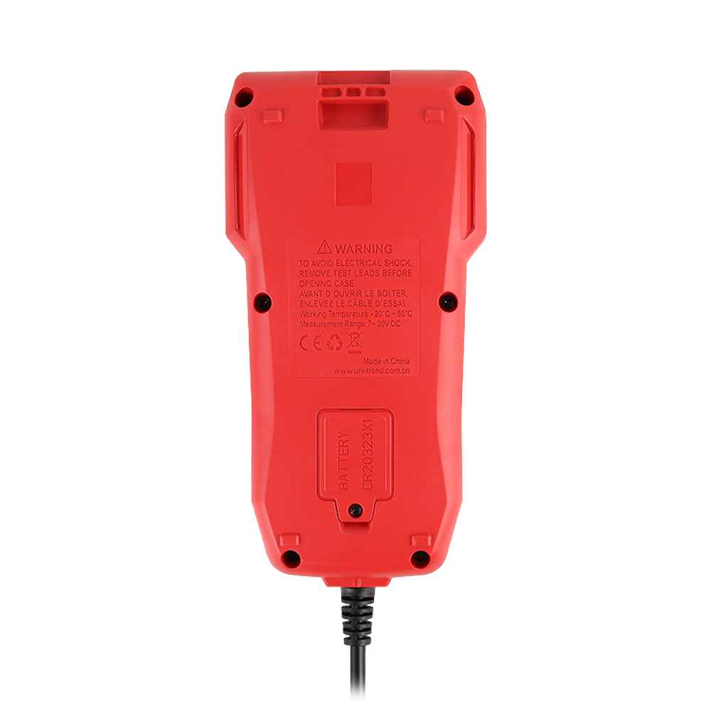UNI-T UT675A - Tester de baterías - Mide capacidad, voltaje, resistencia y estado - Testeo de carga y arranque de baterías 12V/24V - Apto para testear hasta 10 tipos de baterías - Conexión con PC por USB - imagen 3