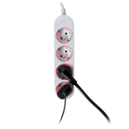 SHELLY SH-POWER-STRIP-4-GEN4-W - Shelly Power Strip 4 Gen4 (White) - Regleta inteligente con 4 tomas independientes - Protección contra sobretensión / Schuko (F) - WiFi 2.4GHz / Bluetooth / Zigbee / Matter - Soporta AC 230V / 3680W / Medidor de Consumo - imagen 3