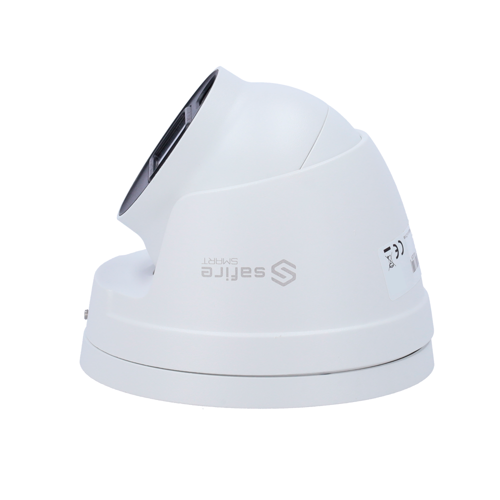 SAFIRE SMART SF-IPT020A-8B1-DL - Cámara Turret IP gama B1 con luz dual - Resolución 8 Mpx (3840×2160) - Lente 2.8 mm | Micrófono integrado | DL 30 m - Clasificación de humano - Grado de protección IP67 - PoE (IEEE802.3af) - imagen 3