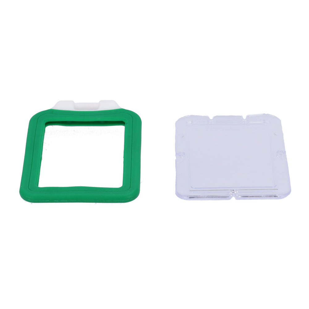 MARCA BLANCA CARD-HOLDER-V-GREEN - Porta-tarjetas RFID - Disposición vertical - Formato CR80: 54 (An) × 85 (Al) mm - Láminas de plástico protectoras - Fabricado en silicona - Color verde - imagen 3