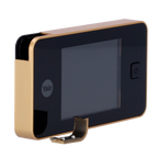 YALE-DOORVIEWER500-GOLD - Mirilla digital - Cámara 0.3 Mpx | Ángulo de visión 105º - Pantalla LCD TFT 3.2" - Puertas con espesor entre 38 y 110 mm - Alimentación con baterías AAA - Color oro - imagen 3