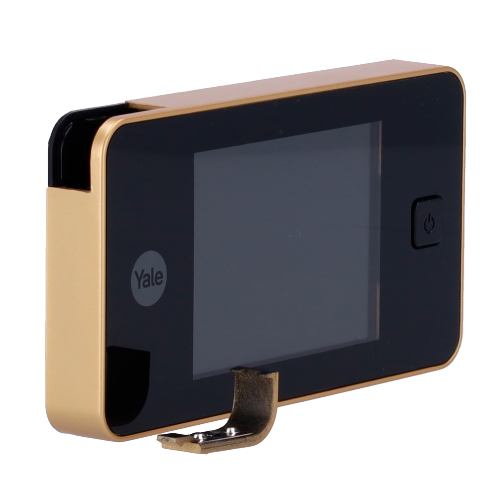 YALE-DOORVIEWER500-GOLD - Mirilla digital - Cámara 0.3 Mpx | Ángulo de visión 105º - Pantalla LCD TFT 3.2" - Puertas con espesor entre 38 y 110 mm - Alimentación con baterías AAA - Color oro - imagen 3