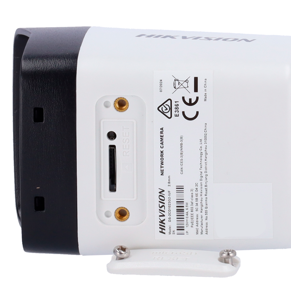 HIKVISION DS-2CD1023G2-IUF(2.8mm) - Cámara Bullet IP Hikvision - Gama Value - 2 MP | Lente 2.8 mm | Micrófono integrado - IR 30 m | DWDR | Detección de Humano y Vehículo - PoE | H.265+ | IP67 | microSD 256 GB - WEB, Software CMS, Smartphone y NVR - imagen 3