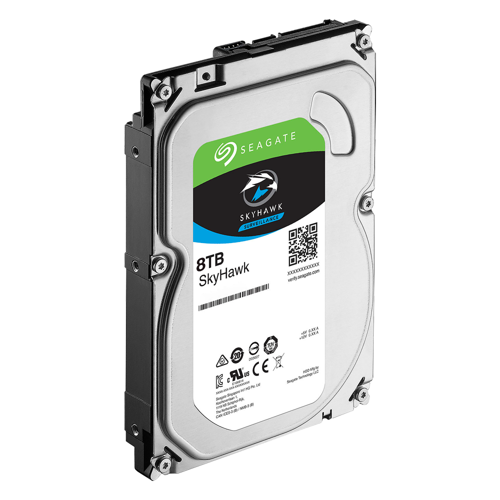 SEAGATE HD8TB-S - Disco duro Seagate Skyhawk modelo ST8000VX009 - Capacidad 8 TB - Interfaz SATA 6 Gb/s - Especial para Videograbadores - Suelto o instalado en DVR - Hasta 64 cámaras de alta definición - imagen 3