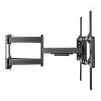BRATECK LUMI LPA77-696 - Soporte a pared con brazo - Peso soportado 120 Kg - VESA 900x600 mm - Distancia a la pared de 75 ~ 703 mm - Inclinación +5º ~ -15º - Giro +60º ~ -60º - imagen 3