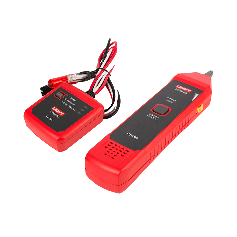 UNI-T UT682D - UNI-T - Tester de cables - Línea Telefónica, Par Trenzado y Cable Eléctrico - Apagado automático - Indicador de polaridad en cables telefónicos - Rastreo de cables - imagen 3