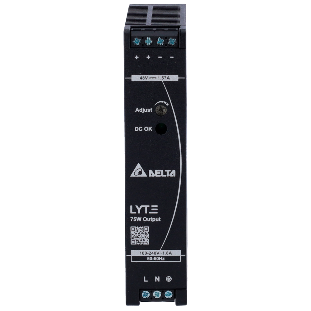 HIKVISION DRL-48V75W1AZ - Fuente de alimentación conmutada - Salida DC 48 V / 1.57 A / 75 W - Montaje en carril DIN - imagen 3