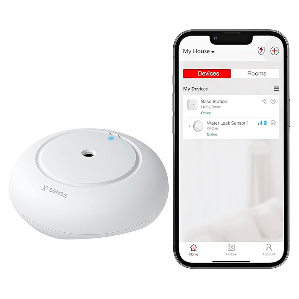 X-SENSE SWS51 - Sensor de fugas de agua inalámbrico - Wi-Fi - IP66 - Compatible con la estación base SBS50 - Compatible con App X-Sense Home Security - imagen 3