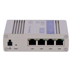 TELTONIKA TK-RUTX08 - Router Industrial Gigabit Ethernet potente - 4 puertos RJ45 de 10/100/1000 Mbps - CPU Quad-core ARM Cortex A7 a 717 MHz - Puerto USB 2.0 para almacenamiento o periféricos - Suite completa de protocolos VPN y seguridad - Alimentación - imagen 3
