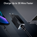 ANKER ANK-735-WCHARGER-65W1A2C-B - Anker - Cargador USB - Potencia 65W | Con tecnología GaNPrime - Carga rápida - Salidas 1x USB-A, 2x USB-C - Color negro - imagen 3