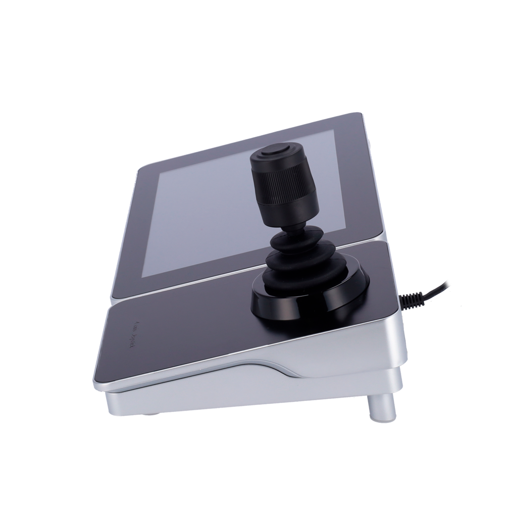 HIKVISION DS-1600KI(B) - Teclado IP Hikvision - Doble interfaz: directo o red - Pantalla LCD TFT 10.1" - Red por IP con conector RJ45 - Joystick 4 axis - Captura de imágenes en local por USB - imagen 3