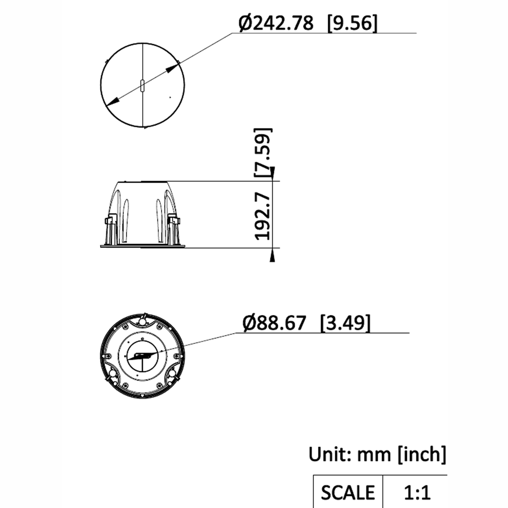HIKVISION DS-QAZ0610G1 - Altavoz Analógico - Techo - Potencia (8 Ω): 10 W - Potencia (70/100 V): 10, 5, 2,5, 1,25 W - Sensibilidad 89 dB - imagen 2