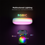GOVEE GV-CEILING-H80A4-12IN-SQUARE - Plafón Govee cuadrado doble LED - Wi-Fi 2.4 GHz + Bluetooth - Color segmentado + Blanco cálido/frío - Intensidad 2400 lúmenes - Matter / Homekit / Alexa / Google Home - Para interior - imagen 3