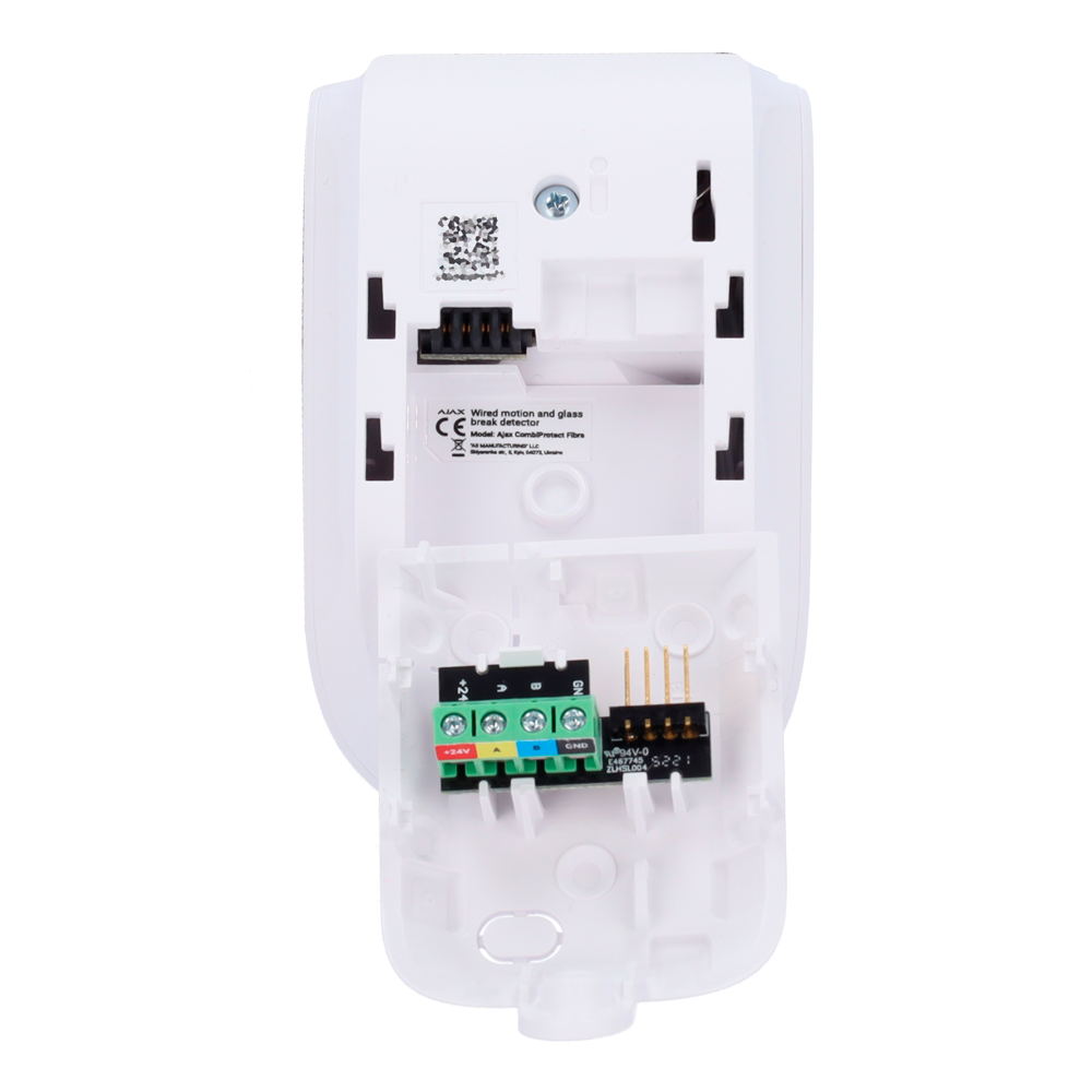 AJAX FIBRA-COMBIPROTECT-W - Detector PIR y rotura de cristal - Grado 2 - Protocolo Fibra - Antimascotas - Sensibilidad ajustable - Rango de detección PIR 12 m - Rango de detección rotura de cristal 9 m - imagen 3