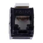 MARCA BLANCA KS6A-TL180-BK - Conector para cables UTP - Conector salida RJ45 - Compatible UTP categoría 6A - Fácil instalación sin necesidad de herramientas - Bajas pérdidas - imagen 3