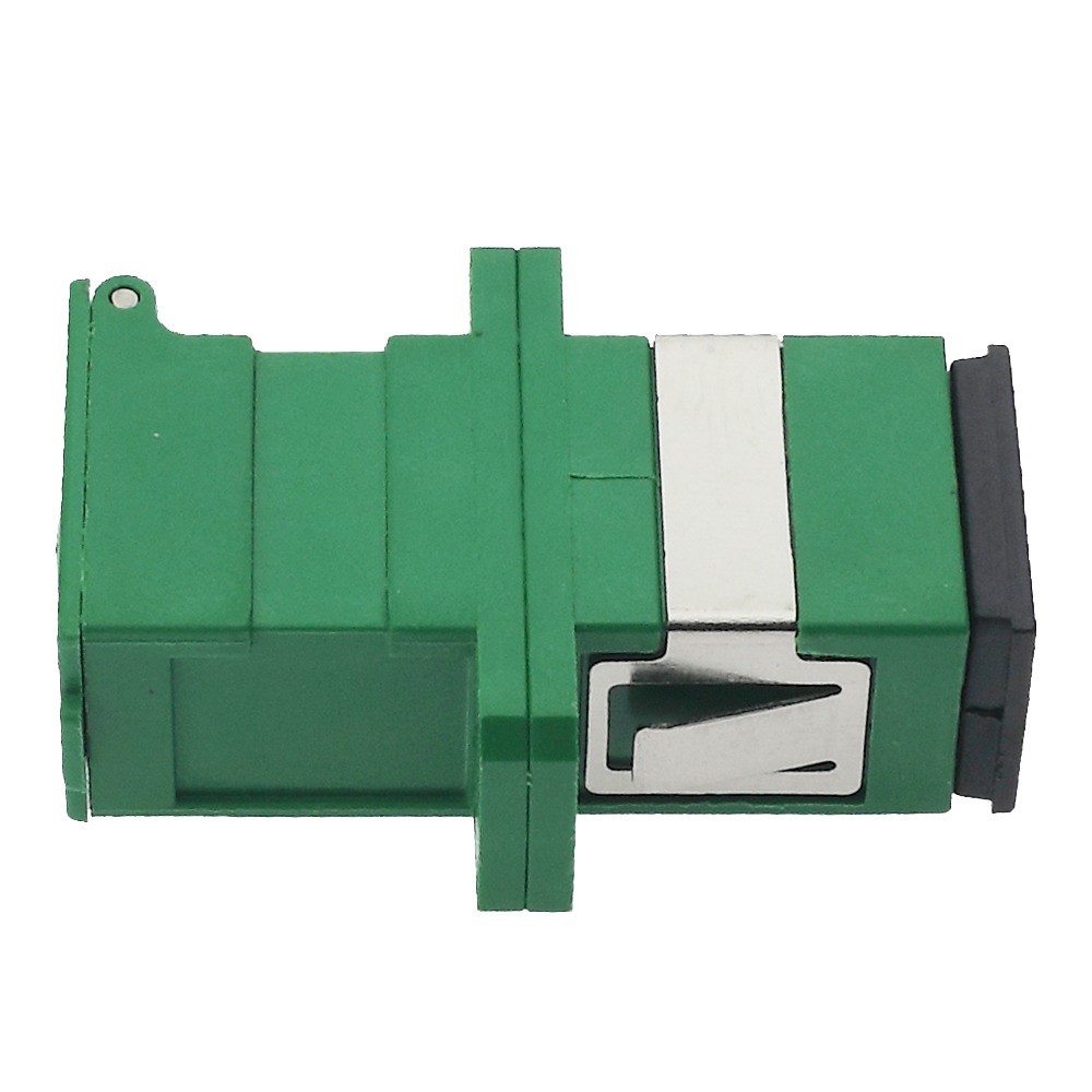 MARCA BLANCA SF-SC-SX-FLA - Adaptador de fibra óptica tipo SC - Configuración simplex (para 1 fibra) - Diseño con pestaña larga (long flange) - Obturador automático lateral (auto shutter) - Protección contra polvo y radiación láser - Fijación segura media - imagen 3