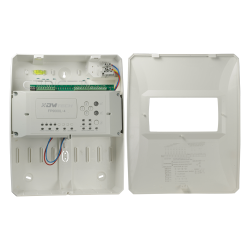 DMTECH DMT-FP9000L-4 - Central convencional de 4 zonas - 2 Salida de Sirena - 2 salidas de alarma y fallo y 2 salidas de relé configurables - Salida para repetidor - Hasta 32 detectores por zona - Autodetección de resistencia fin de línea - imagen 3