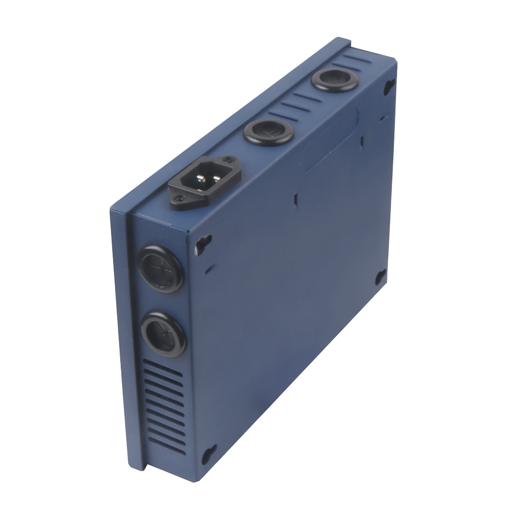 MARCA BLANCA PD-60-4-SLIM - Caja de distribución de alimentación Slim - 1 entrada AC 220 V 5OHz - 4 salidas por par de cobre - Protección por fusible rearmable - Voltaje de salida 12 V / 60 W - Carcasa metálica - imagen 3