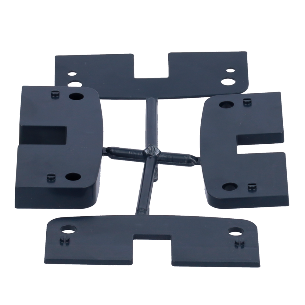 WATCHMANDOOR WM-BOLT-BRACKET - Soporte para cerrojo inteligente - Compatible con WM-BOLT y WM-BOLT-WIFI - Apto para ajustar la pieza del marco - Grosor: 1 mm / 2 mm / 5 mm / 10 mm - Soportes combinables - Color negro - imagen 3