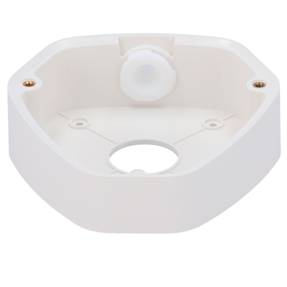 MILESIGHT MS-A74 - Caja de conexiones Milesight - Para cámara mini domo antivandálica - Instalación en techo o pared - Pasador de cables base - 121.5mm x 116.5mm x 37.2mm - imagen 3