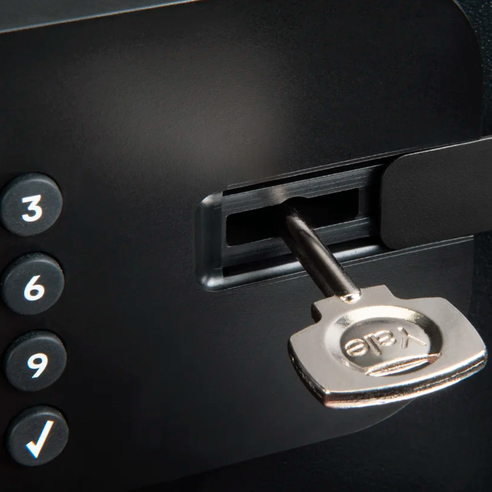 YALE-SMARTSAFEBOX - Caja fuerte inteligente BLE - Apertura con PIN, llave física y APP - Sensor de estado de puerta - Alimentación baterías 4 x AA - Usuarios invitados y reportes de acceso - APP Yale Home - imagen 3
