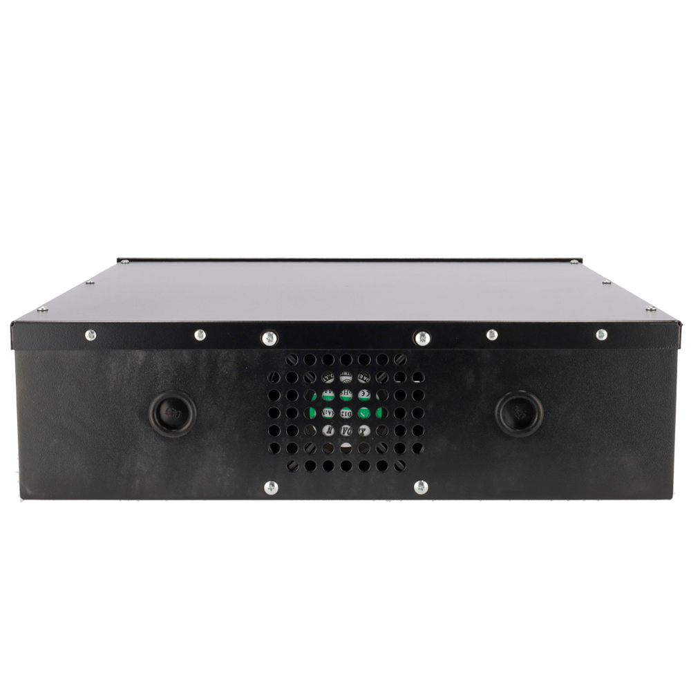 MARCA BLANCA LOCKBOX-2U - Caja metálica cerrada para DVR - Específico para CCTV - Para grabadores de hasta 2U rack - Cerradura de leva - Ventilador incluido - Calidad y resistencia - imagen 3