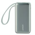 ANKER ANK-1259-G - Anker Power Bank con pantalla LCD - Capacidad 10000mAh | Color verde - Entradas cable integrado, Puerto USB-C - Salidas cable integrado, USB-C y USB-A - Cable integrado: USB-C - Carga rápida | 3 dispositivos a la vez - imagen 3