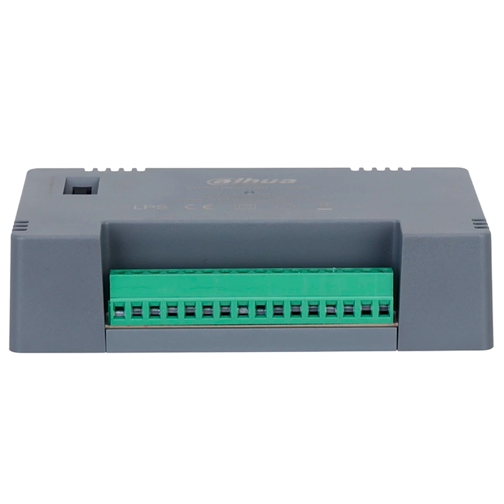 DAHUA PFM344D-8CH - Fuente de alimentación conmutada - Entrada AC 185-240V - 50/60Hz 1.5A - Potencia total 60W - 8 salidas - Voltaje de salida Ajustable a 3 niveles - Salida DC 12 V / 12 W - imagen 3