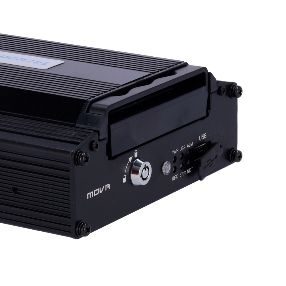 STREAMAX ST-X1N-H0401-GPS4GW - Streamax - Grabador NVR para embarcar en vehículo - 4 CH AHD y 1 CH IP / Compresión H.265/H.264 - Resolución máxima 1080p - Comunicación 4G | GPS | WiFi | Alarmas - Admite 1HDD 2.5" - imagen 2