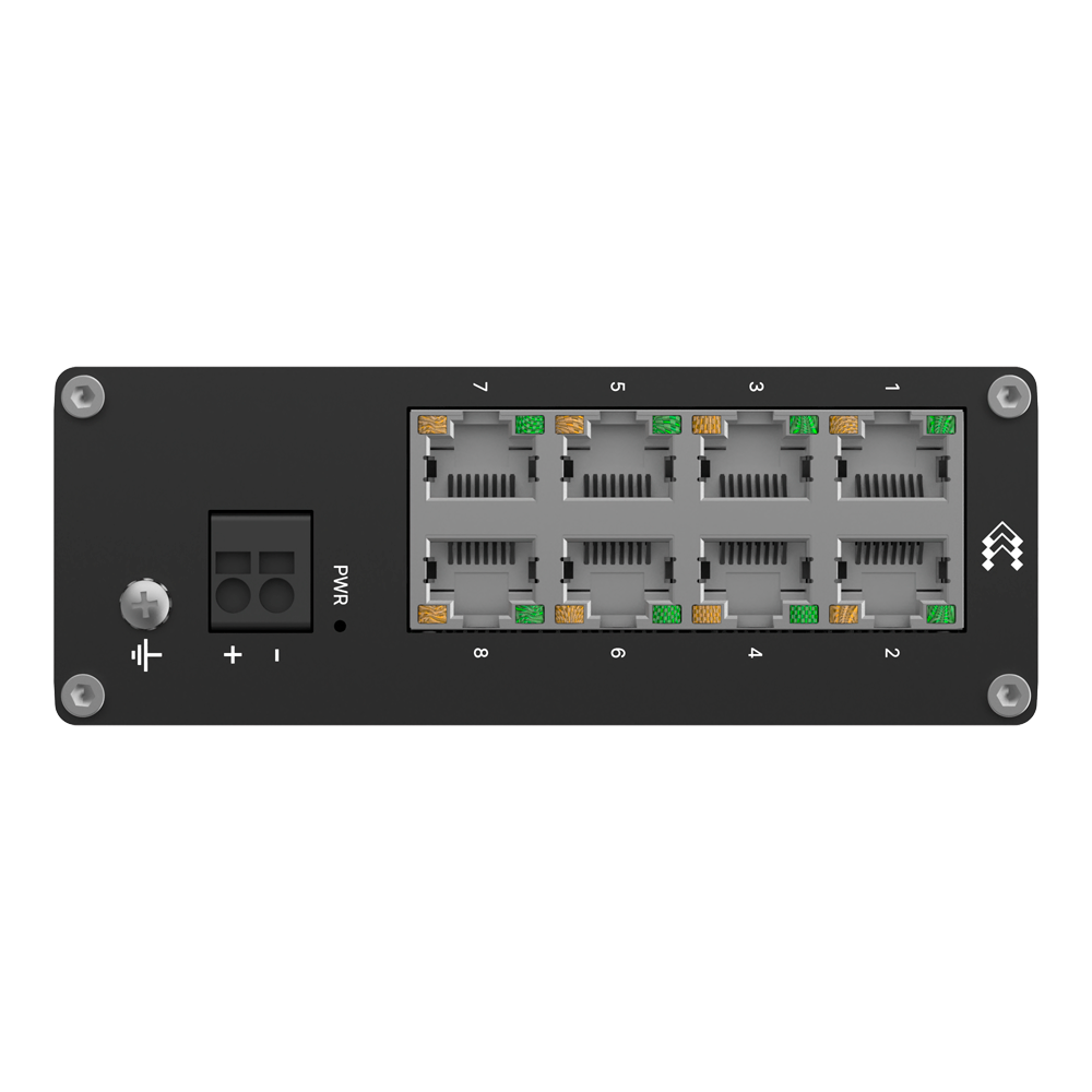 TELTONIKA TK-TSW030 - Teltonika Switch No gestionable Industrial - 8 puertos Ethernet RJ45 Fast Ethernet - Rugerizado Carcasa Aluminio - Plug and Play - Alimentación DC 5 a 57V - Led de Estado - imagen 3