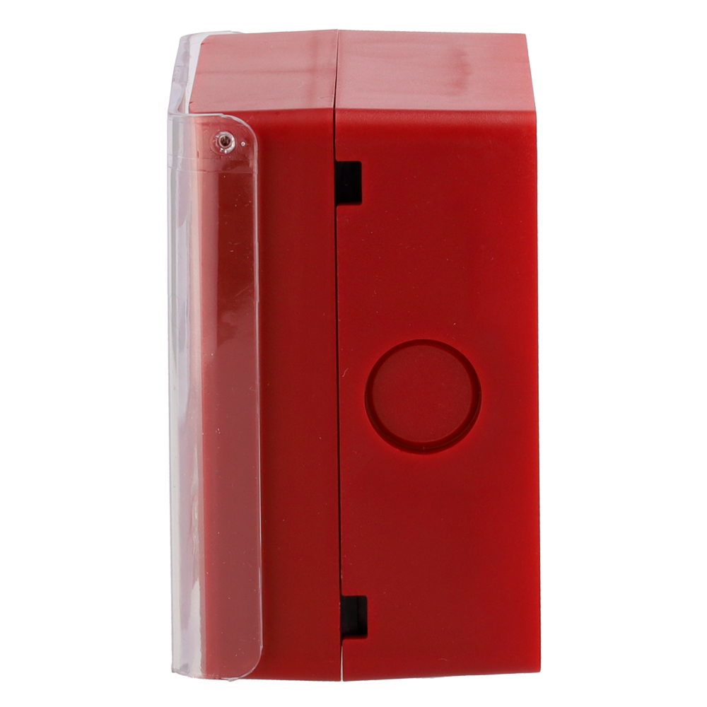 JADE BIRD JBE-2100C - Pulsador analógico Jade Bird - Rearmable, tapa de protección incluída - Indicador luminoso y visual de activación - Contacto seco auxiliar - Certificado EN 54-11 - imagen 3