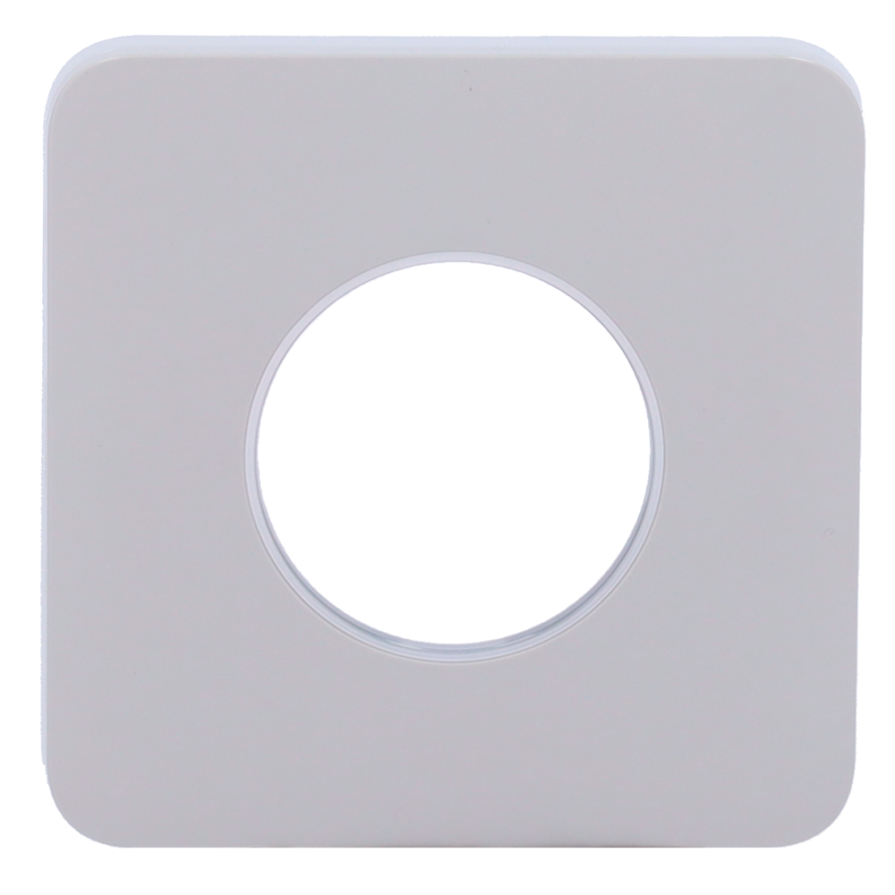 AJAX AJ-SOLOCOVER-SMART-FOG - Tapa frontal para enchufe inteligente tipo F - Compatible con AJ-OUTLETCORE-SMART - Indicador LED sobre estado del enchufe y consumo - Botón táctil para control manual - Retroalimentación LED - Color niebla - imagen 3