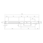 MARCA BLANCA YS-132NC - Abrepuertas eléctrico - Instalación con gran corte del marco - Pestillo no regulable - NC Fail Safe/Invertido | Hasta 500 kg - Alimentación DC 12V - Hembrilla - imagen 3