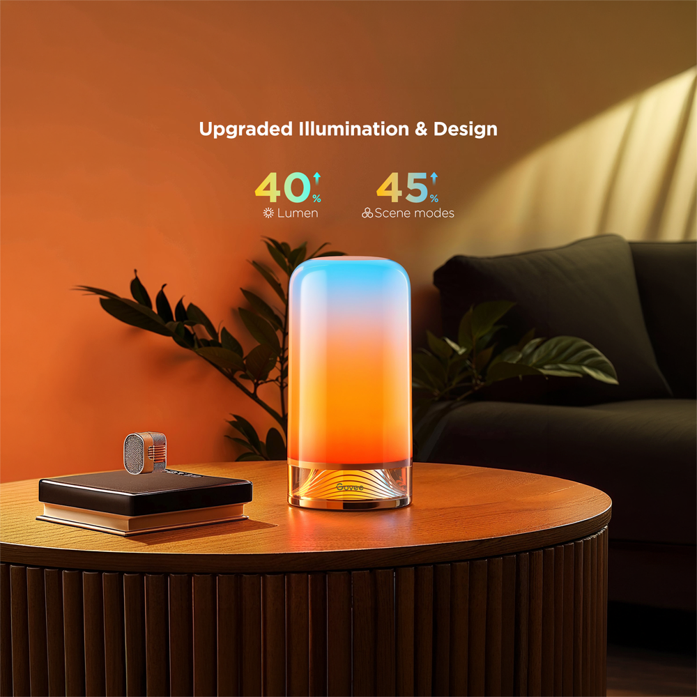 GOVEE GV-LAMP-H6022 - Lampara de mesa Govee - Wi-Fi 2.4 GHz + Bluetooth - Color segmentado + Blanco cálido/frío - Intensidad 500 lúmenes - Matter / Homekit / Alexa / Google Home - Para interior - imagen 3
