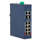 X-SECURITY XS-SWI1208HIPOE-MGF-110-DIN - X-Security Hardened L2 Managed Switch - 12 Puertos Totales (8 PoE / 2 GE / 2 SFP) - Suministro de ultra potencia PoE++ de hasta 90W - Alta disponibilidad con motor PoE Watchdog - Rango térmico de operación de -30°C - imagen 3
