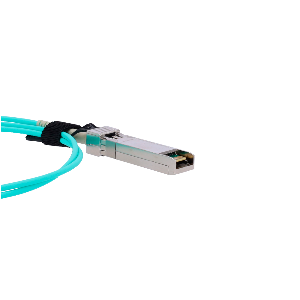 MARCA BLANCA SFP-10G-AOC-1M - Cable de conexión directa SFP+ activo - Tasa de velocidad de datos de hasta 10Gbps - Módulos SFP+ integrados en ambos extremos - Ideal para Stacking entre Switches - Longitud física de cable de 1 metro - Cable óptico de alta - imagen 3