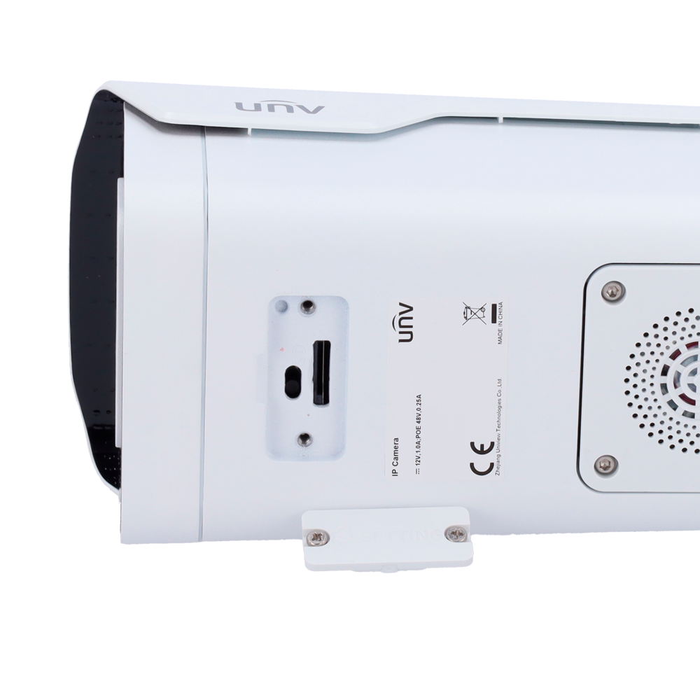 UNIVIEW UV-IPC2B18SE-ADF28KMC-WP-I1 - Cámara Bullet IP Uniview - Prime - 8 MP | Lente 2.8 mm | microSD 512 GB - Luz blanca 40 m | WDR 130 dB | Owlview Plus - TriGuard 3.0 | Wise-ISP | NEMA 4X - PoE | SIP | UMD | Conteo | IP67 | IK0 - Mic | Alarma | Audio - imagen 3