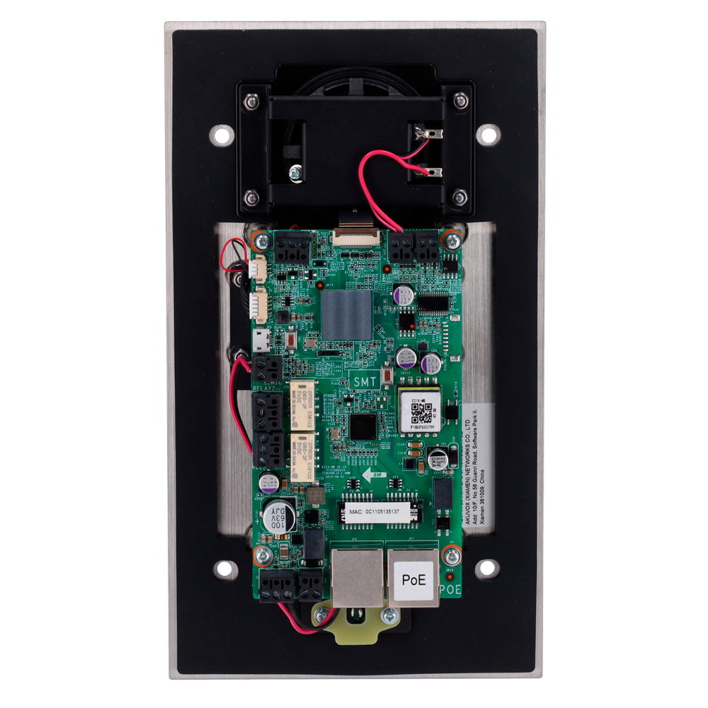 AKUVOX AK-E21V - Videoportero IP antivandálico IK10 - Cámara 2 Mpx | Audio bidireccional - 2 relés | PoE, SIP estándar - Interfono de emergencia - Mantenimiento Cloud - Conexión de monitor y placas a través de Cloud - imagen 3