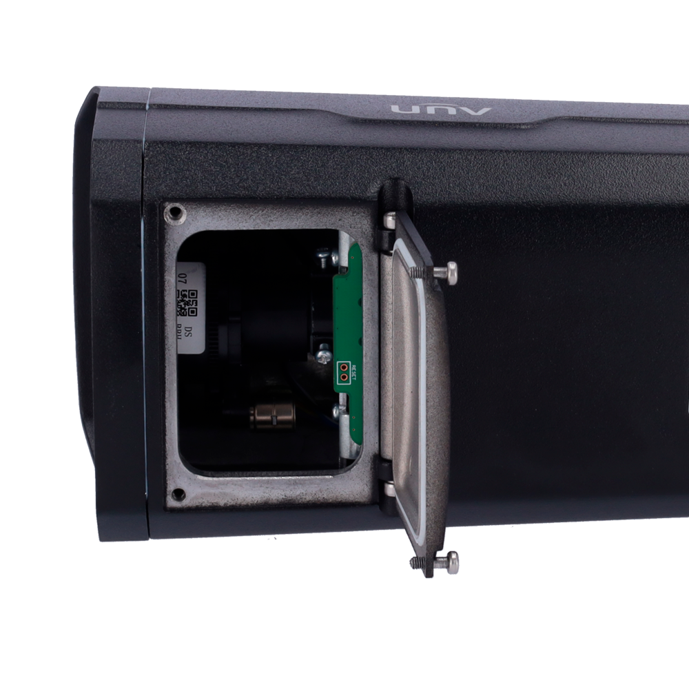 UNIVIEW UV-IPC2325SB-DZK-I0-BLACK - Cámara Bullet IP Uniview - Gama Prime - 5 MP | Lente motorizada 2.7~ 13.5 mm - IR 50 m | WDR 120 dB | microSD 256 GB - Light Hunter | Conteo de personas - PoE | UMD | SIP | IP67 | IK10 - Audio | Alarmas | Color negro - imagen 3
